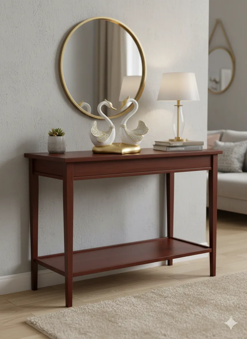 Couple Swan Figurines Elegant Swan Statues for Living Room Office Bedroom White